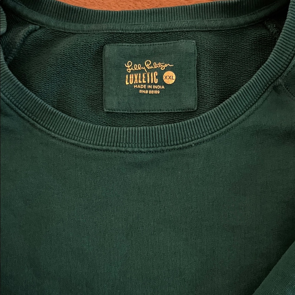 Lilly Pulitzer Luxletic woman  Crewneck Sweater in Deep Green